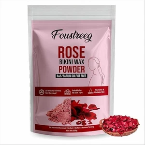 FOUSTREEG Bikini Wax Powder For Women | Rose Painless Herbal Hair Removal Powder - Picture 1 of 9