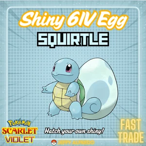✨️ Huevo Brillante 6IV Squirtle ✨ Tu OT | Pokémon Escarlata y Violeta | HOGAR 🚀 Rápido - Imagen 1 de 5
