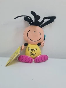 Bubblegum Beanies Happy Days giocattolo morbido con etichetta - Foto 1 di 12
