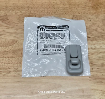 NEW 2017-2021 Jeep Compass Sun Visor CLIP, Retaining Clip, OEM Mopar - Image 1 of 3