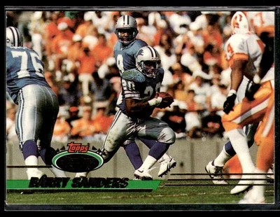 1993 Stadium Club #120 Barry Sanders Lions Football Card 2602K - Image 1 of 2