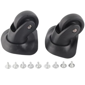 1 Pair A35 Suitcase Luggage Mute Wheel Replacement Trolley Wheel BA - Picture 1 of 22