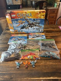 Retired Lego LEGENDS OF CHIMA Vultrix's Sky Scavenger 70228 99.5% Complete