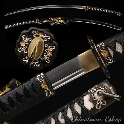 Hand Forged 60si2crva Steel Deep Sori Tachi Japanese O-Katana Samurai Sword#2621 - Image 1 of 4