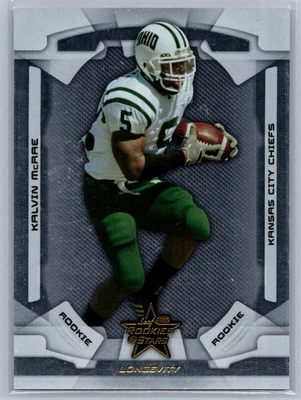 2008 Leaf Rookies & Stars Longevity #151 Kalvin McRae #/999 - Image 1 of 2