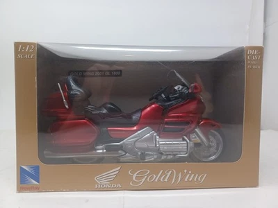 Nuevo Ray Honda Gold Wing 2001 GL 1800 en rojo diecast 1:12  Foto 1 de 3