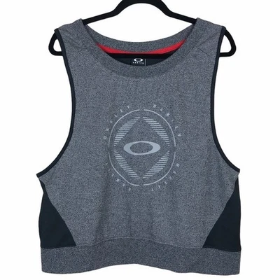 Pullover Oakley para mujer Exhale Workout negro jaspeado grande Foto 1 de 4