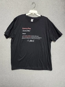 Womens 2xl T Shirt Graphic Curvy Fox - Picture 1 of 5