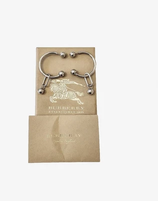 Authentic BURBERRY HOOP EARRINGs w/REMOVABLE DANGLE DROP - NEW / STORED ONLY - Image 1 of 4