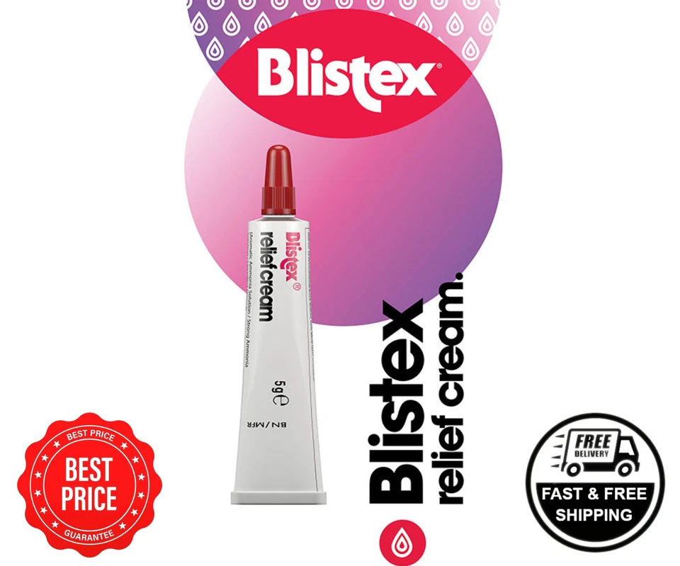 Blistex, Relief Cream, 5g, FREE & FAST UK DELIVERY