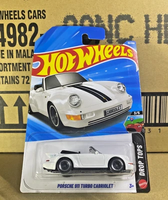 2026 Hot Wheels Mainline Case C Porsche 911 Turbo Cabriolet Serie Drop Tops - Bild 1 von 2