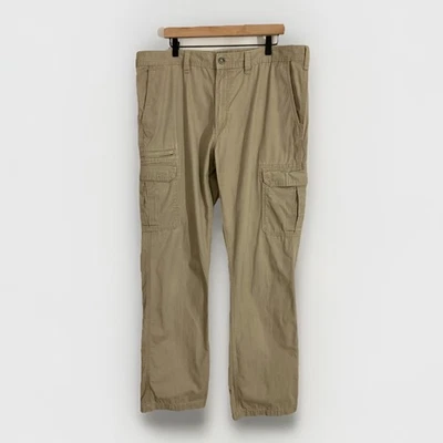 Eddie Bauer Men’s 40x36 Tan Khaki Ripstop Cargo Pants Utility Hiking Outdoor - Image 1 of 4