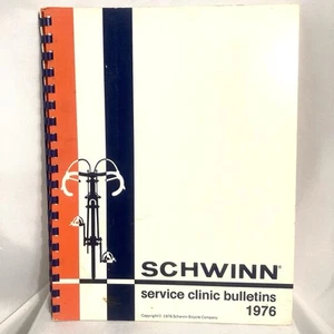 Schwinn Bicycle Service Clinic Bulletins Repair Manual Vintage 1976 Company - Picture 1 of 6