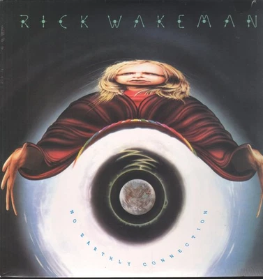 Rick Wakeman No Earthly Connection LP vinyl Europe A&m 2016 inc lyric inner - Image 1 of 2