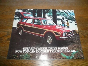Folleto de ventas de Subaru Wagon 1977 - vintage - Imagen 1 de 3