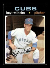 1971 Topps #248 Hoyt Wilhelm Chicago Cubs HOF EX+ Baseball Card *B378