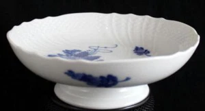 Royal Copenhagen Blue Flowers Braided Low Footed Cake Plate Piece 1532 - Picture 1 of 3