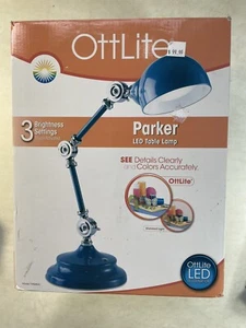 (Brand NEW) OttLite LED 3 Brightness Setting/Touch Control Table Lamp, 6” X 18.5 - Picture 1 of 11