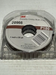 3M 20966 1" x 20 yd P180 Grit AO J-Weight 314D Portable Utility Cloth Roll - Picture 1 of 3