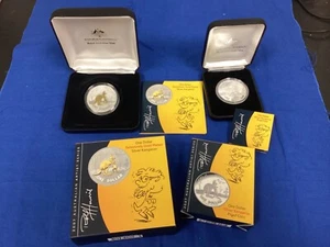2007 Australia $1 Selectively Gold-Plated .999 Silver Kangaroo "Artist Series" - Picture 1 of 5