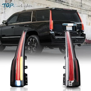 VLAND Clear LED Tail Lights For 2015-2020 GMC Yukon (Cadillac Escalade Style) - Picture 1 of 14