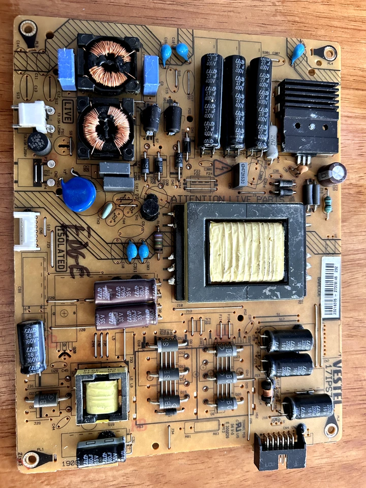 FUENTE DE ALIMENTACIÓN FUENTE DE ALIMENTACIÓN PARA TV HITACHI 48HBT62UH 48HBT62U 17IPS71 23216375 Foto 1 de 1