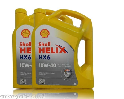 Shell Helix HX6 10W- 40,10W40  2x5 Liter Motorenöl, MB 229.3, VW 505 00 - Bild 1 von 3