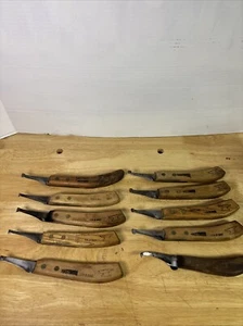 10 Stück Hastings Goldpunkt Hufmesser Hufschmied Hufeisen Schmied gebraucht - Bild 1 von 7