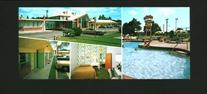 Temple Hill Motel Salisbury Maryland MD Mitte 70er Jahre Pools Oldtimer - Bild 1 von 2