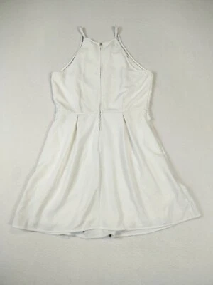 Speechless Dress Women's XL White Pleated Skater Mini Dress A Line Flare And Fit - Image 1 of 4