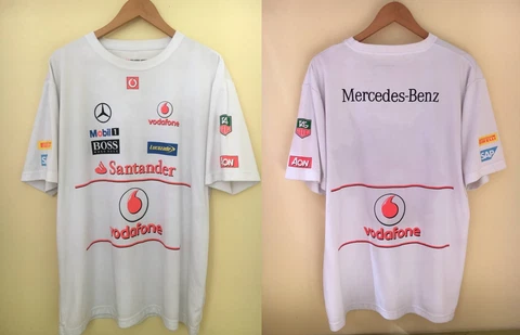 Vodafone McLaren Mercedes Formula One F1 racing official t-shirt. Size XXXL Cover