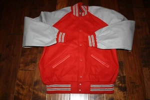 Varsity Wool Athletic Letter Jacket Coat OHIO STATE COLOR Powers Varsity XL - Picture 1 of 2