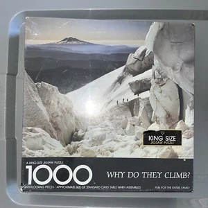 Complete 1000 Piece Ambassador by Springbok Puzzle. Why Do They Climb? - Picture 1 of 2