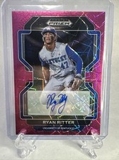 2022 Panini Prizm Draft Picks RYAN RITTER AUTOGRAPH/AUTO Pink Laser ROCKIES