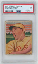 1933 George C Miller Alexander PSA 1 676882 