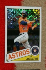 JOSE ALTUVE 2020 TOPPS 1985 SILVER PACK CHROME #85C-14 HOUSTON ASTROS