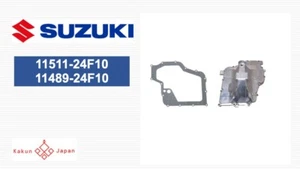 SUZUKI OEM 1151124F10 1148924F10 OIL PAN & GASKET HAYABUSA GSX1300R GSX 1300 R - Picture 1 of 5