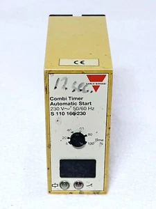 CARLO GAVAZZI S 110 166 230 Combi Timer Automatic Start 230V ~50/60Hz S110166230 - Picture 1 of 10