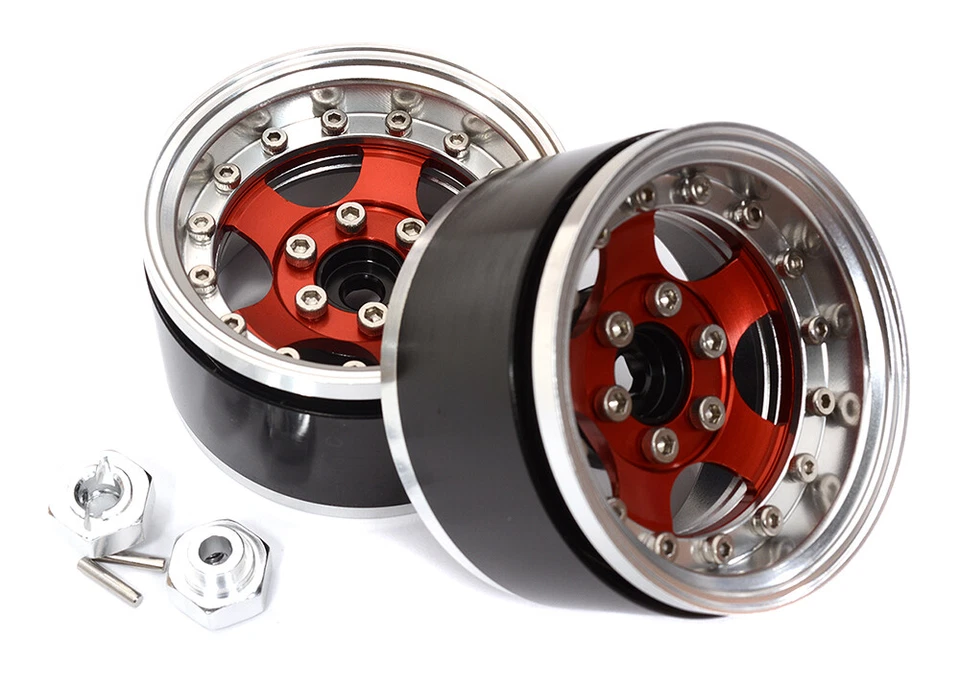 Billet Machined Off-Road 1.9 Size (2) Beadlock Wheel for 1/10 Scale Crawler - Image 1 of 1