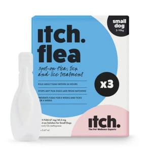 itch flea treatment for small dogs 3 Pipettes - Picture 1 of 5