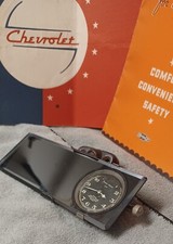 1931 1932 1933 1934 1935 1936 1937 1938 1939 GM CHEVROLET  REARVIEW MIRROR CLOCK