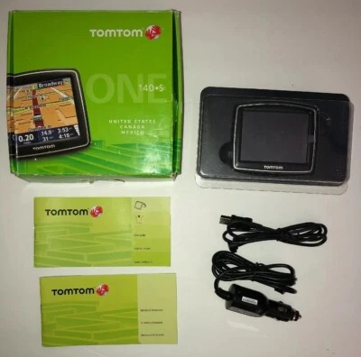 TomTom One 140S GPS Navigation System Portable Compact Model-New(Open Package) - Image 1 of 4