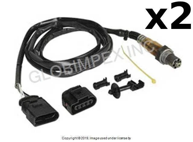 AUDI / VW (1998-2009) Oxygen Sensor FRONT or REAR LEFT and RIGHT (2) OEM BOSCH - Image 1 of 1