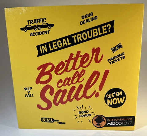 Breaking Bad - Saul Goodman Action figure SDCC 2015 Exclusive - Better Call Saul Cover
