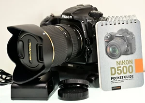 NIKON D500 PRO PACCHETTO CON IMPUGNATURA E 16-50mm F/2.8-2 BATTS 30.816 OTTURATORE - Foto 1 di 16