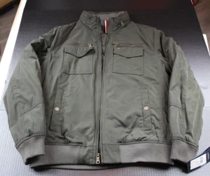 Tommy Hilfiger Mens Jacket XL X-Large Army Green #154AP775 NWT - Imagen 1 de 7