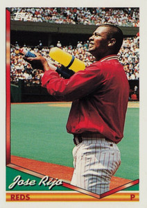 Jose Rijo 1994 Topps Baseball Card #705 Reds