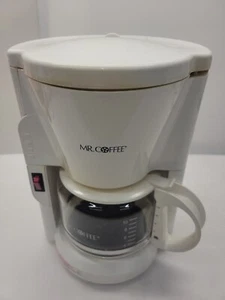 Vintage Mr Coffee Model CS10 10 Cup Automatic Drip Coffee Maker White Tested - Picture 1 of 12