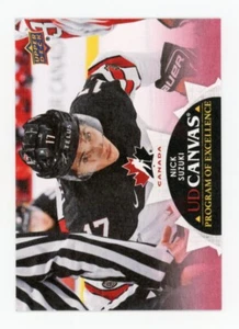 2021-22 Upper Deck Series 2 Nick Suzuki UD Canvas Program Of Excellence - Picture 1 of 2