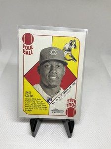 2015 Topps Heritage '51 Collection Mini Red Back Baseball Card #21 Jorge Soler